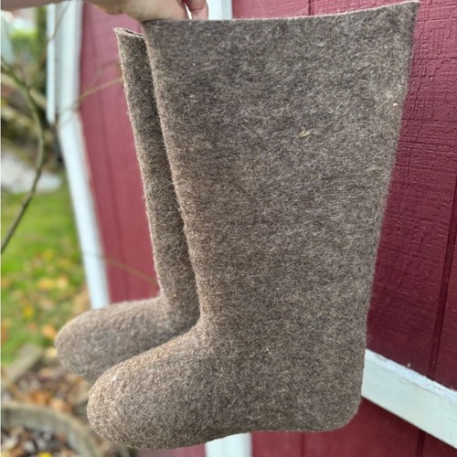 Russian valenki thick felted - russian,
